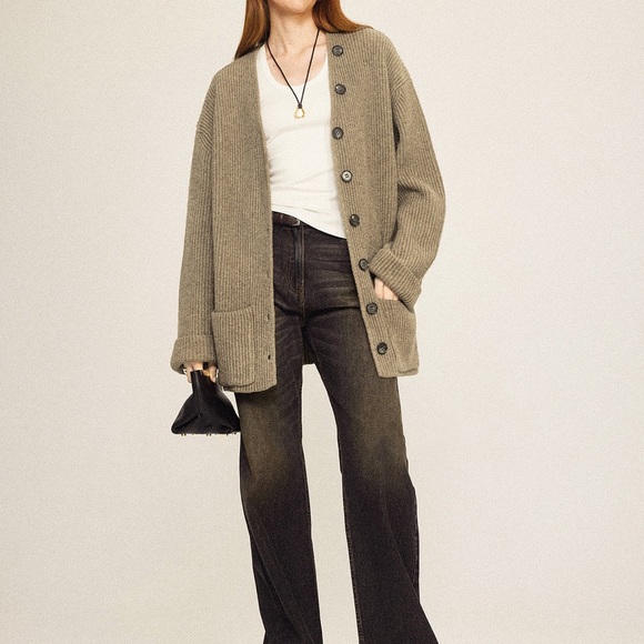 Commense Ribbed Loose Knit Outerwear size M - Picture 1 of 4